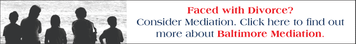 Faced with Divorce? Consider Mediation. Click here to find out more about Baltimore Mediation.