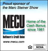 MECU- Baltimore's Credit Union - Home of the Cash Bonus since 1981. Proud sponsor of The Marc Steiner Show.
